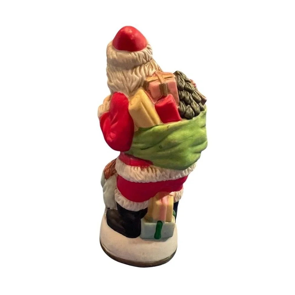 Vintage Old World Christmas Santa Claus Ceramic Figurine 7